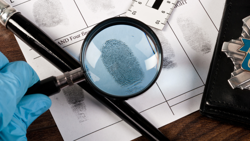 Fingerprints.